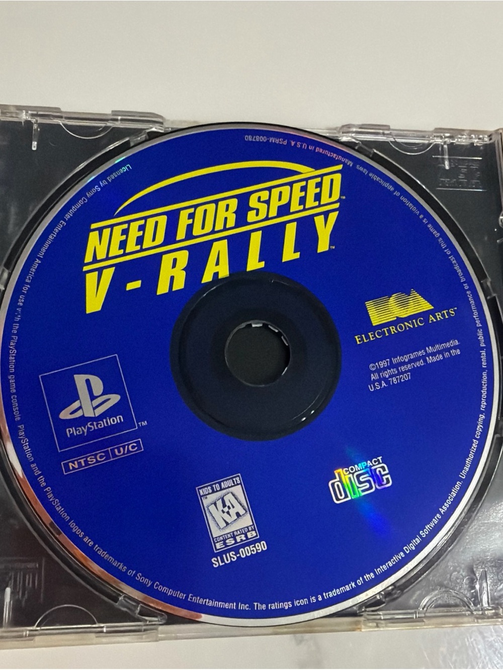 Need for Speed V-Rally PlayStation Game Disc Only